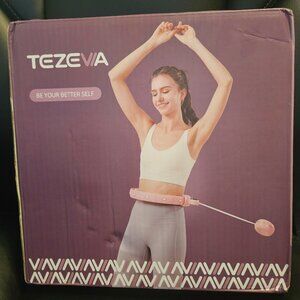Tezevia Smart Hula Circle Hoops for Weight Loss and Fitness - Pink